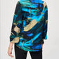 Joseph Ribkoff - Silky Knit Abstract Print Swing Jacket