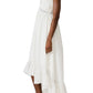 Steve Madden - Miah Lace Trim Sleeveless High-low Maxi Dress