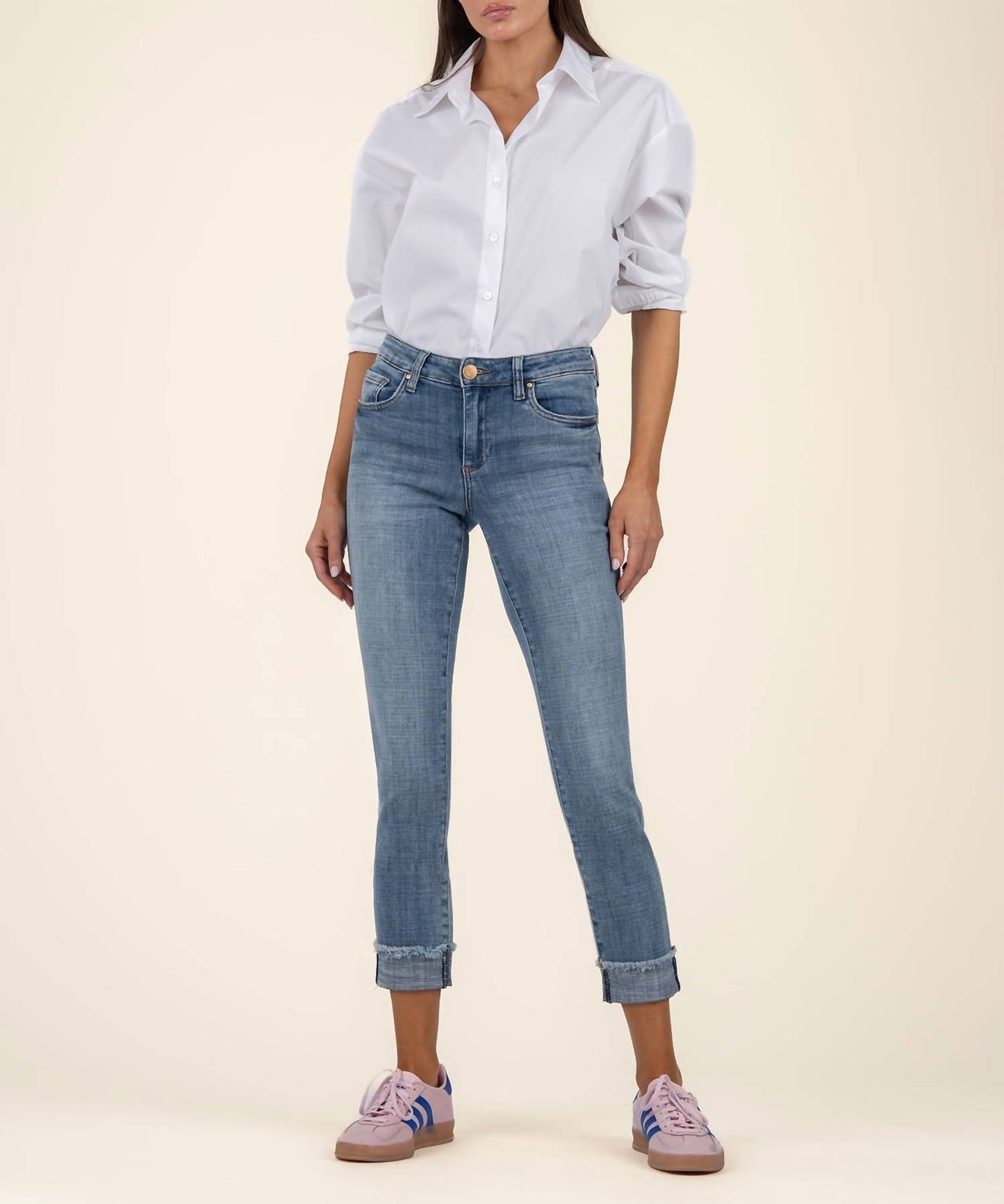Kut From The Kloth - Amy Mid Rise Crop Straight