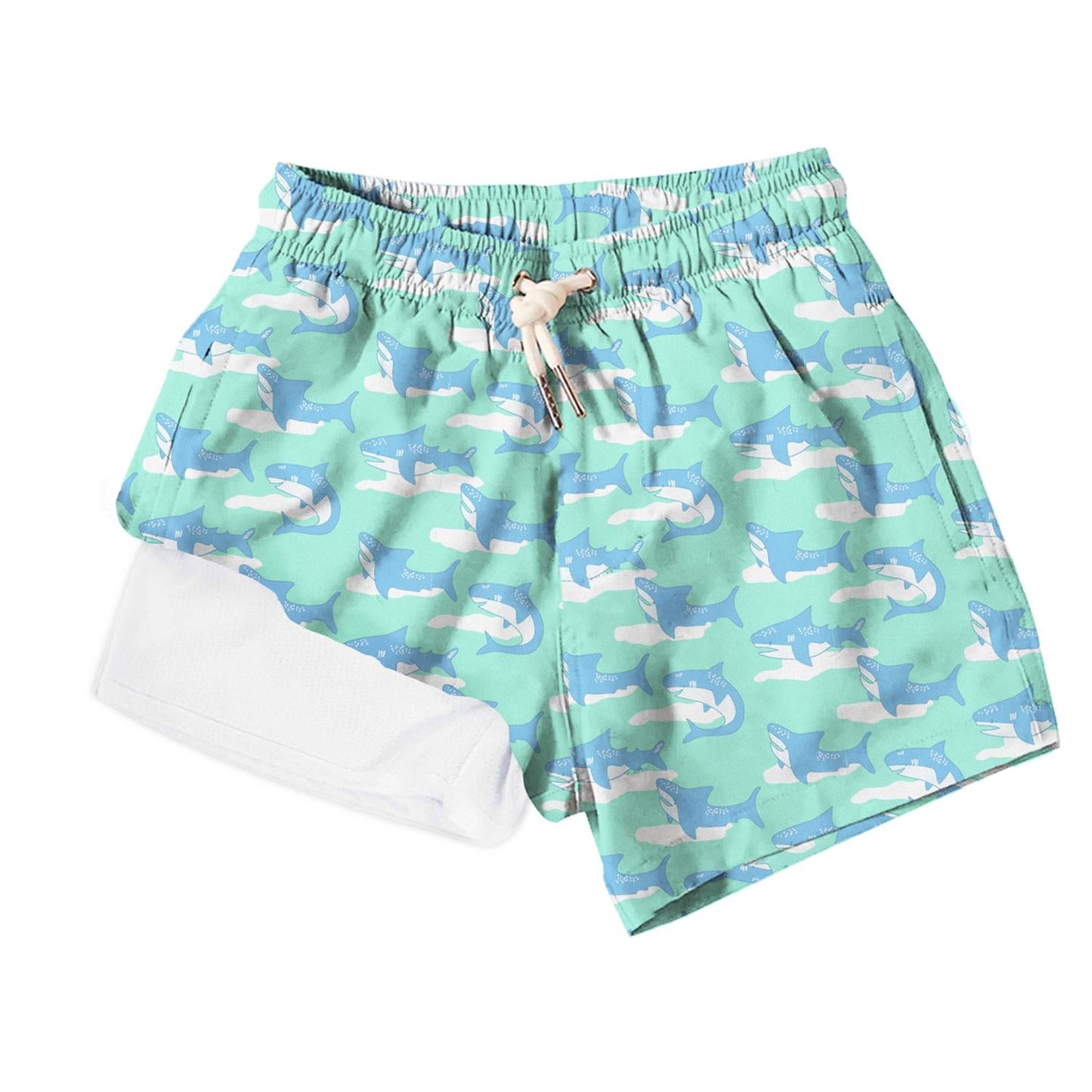 Bermies - Boy's Lined Bermies Swim Trunks
