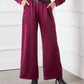 Karen Kane - Women's Wide Leg Satin Pants