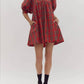Entro - Christmas Plaid Short Dress