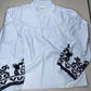 Chakeris - Women's Caroline Embroidered Sleeve Top