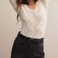 Z Supply - Tibi Scoop Mesh Sweater