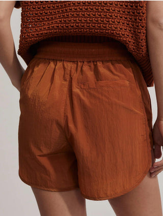 Varley - Harmon Short de cintura alta