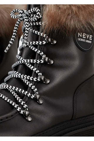 Armani - Womens - Neve Leather Hiking Boots