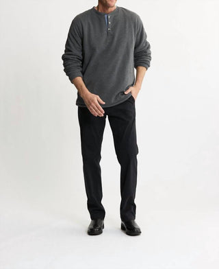 Jachs New York - Suéter Henley Union com forro Sherpa e jacquard reciclado