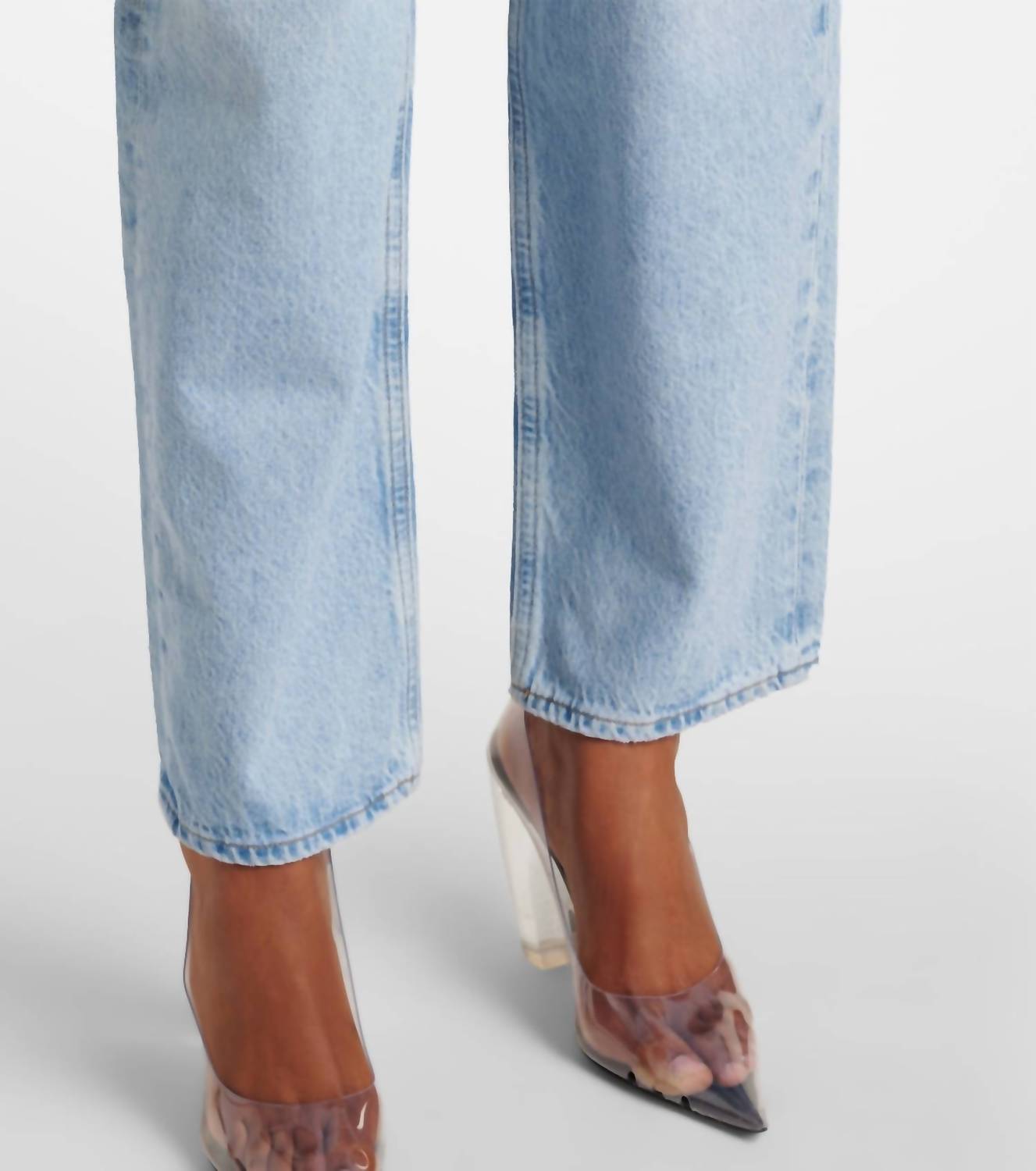 Agolde - Women's V Waist Baggy High Rise Jeans