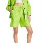 Shorts com cordão Topshop em verde claro, tamanho 2 EUA, da Nordstrom