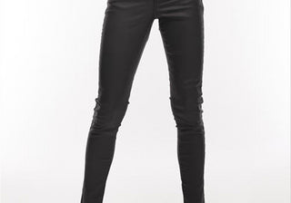 Calça jeans skinny preta com revestimento Jamie da Topshop, tamanho 32x30