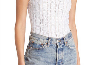 Top Topshop Racerback Branco Tamanho Pequeno