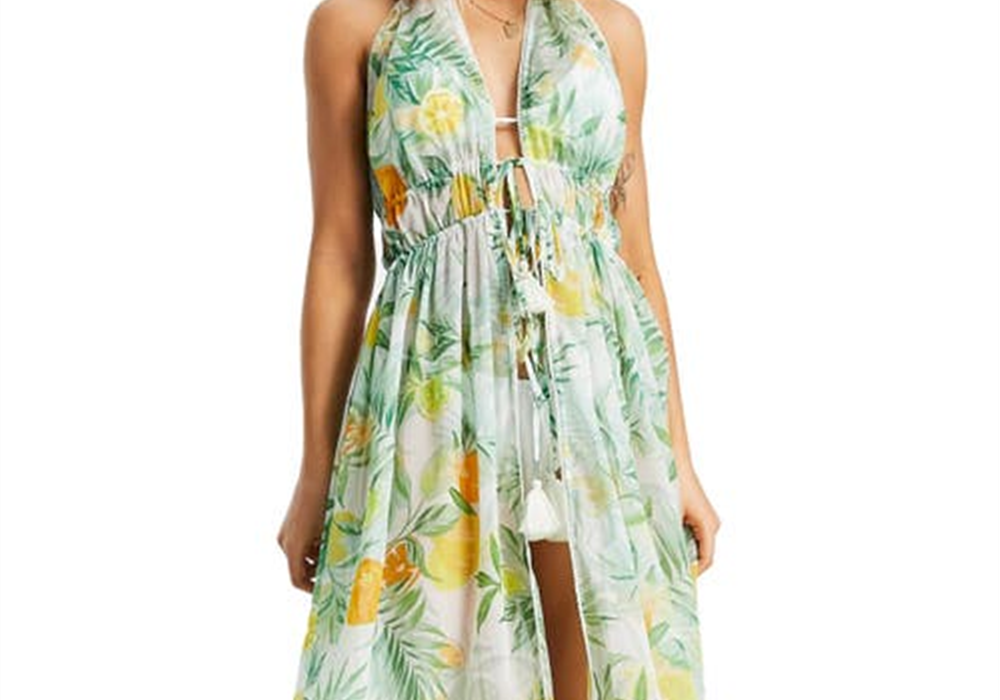 Topshop Sheer Beach Cover-Up em vários tamanhos pequenos