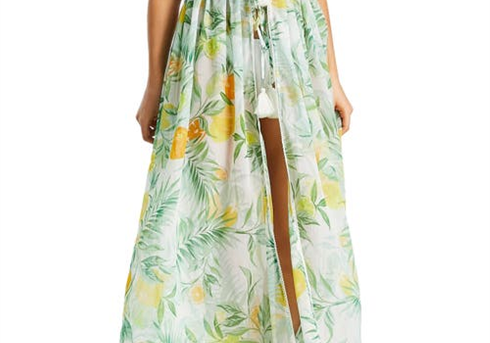 Topshop Sheer Beach Cover-Up em vários tamanhos pequenos