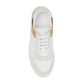 Tênis cano baixo masculino Burberry Reeth Check Trim, branco, tamanho 42