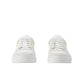 Tênis cano baixo masculino Burberry Reeth Check Trim, branco, tamanho 42