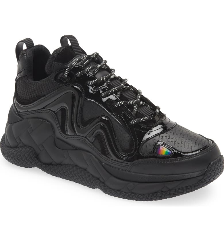 Tênis masculino Kurt Geiger London preto tamanho 9,5