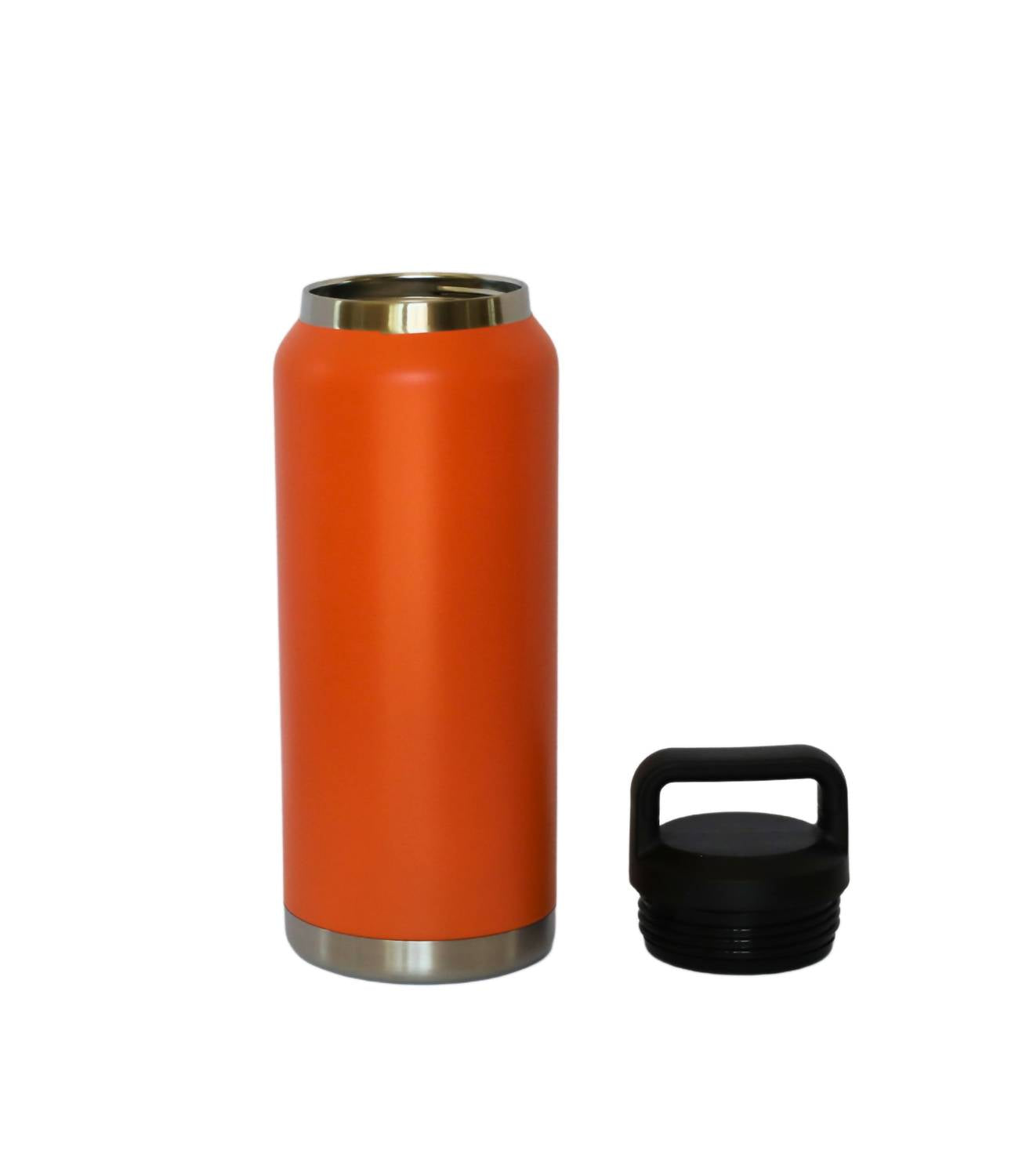 Creative Gifts International - Stainless Steel Twist-Off Cap Water Bottle