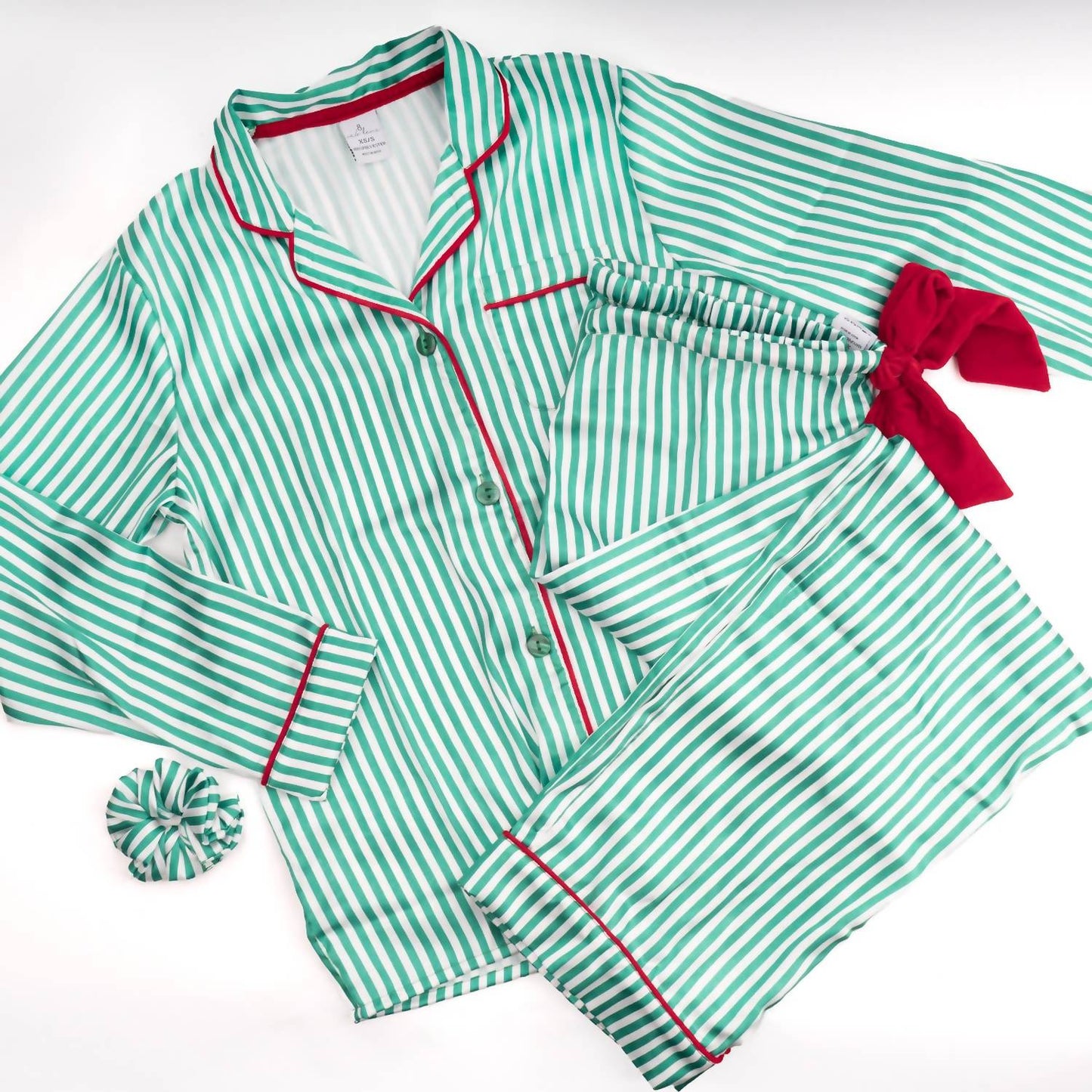 8 Oak Lane - Satin Pajama Pant Set
