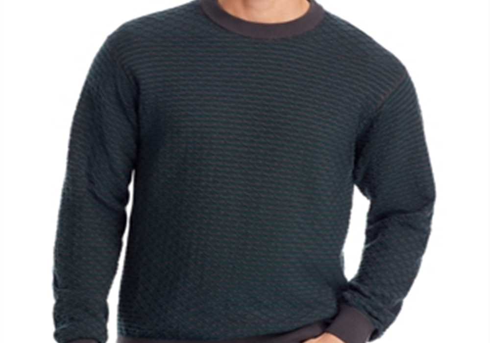 Hugo Sonderson Suéter de algodão Novelty cinza escuro