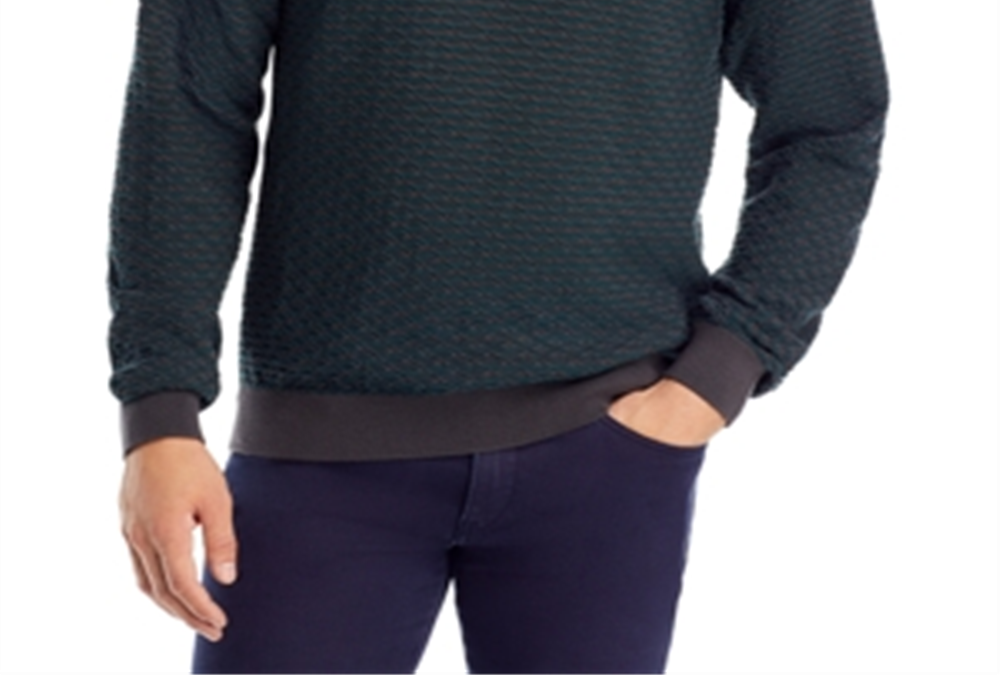 Hugo Sonderson Suéter de algodão Novelty cinza escuro