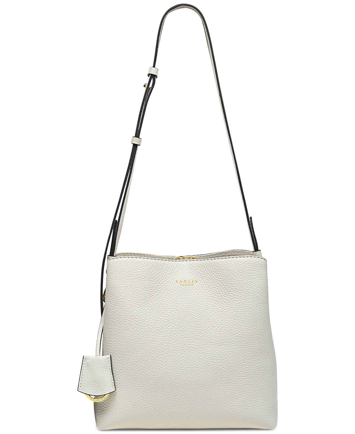 Bolsa transversal feminina Radley London em couro, bege, tamanho 15