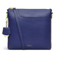 Bolsa transversal feminina Radley London com bolsos e zíper, azul, tamanho médio