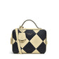Radley London York Avenue Checkerboard Mini Bolsa Transversal Feminina com Zíper, Bege, Tamanho Único