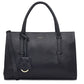 Bolsa de mão feminina Radley London Albert Street com zíper, preta, tamanho médio