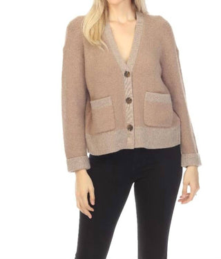 Johnny Was - Cardigan de malha de manga comprida Calme Teddy Bear