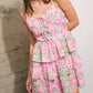 Blue B - Eyelet Floral Tiered Mini Dress
