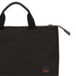 Knomo London Shoreditch Top Zip 12 polegadas Tablet Laptop Slim Maleta Preta Tamanho Regular