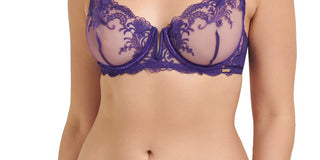 Calcinha íntima feminina Bluebella Marseille, roxa, tamanho 6