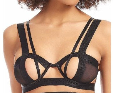 Sutiã bordado Marselha feminino Bluebella 41815 preto tamanho 38D