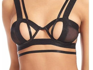 Sutiã bordado Marselha feminino Bluebella 41815 preto tamanho 38D