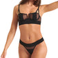 Sutiã Balconette Orla Mesh Feminino Bluebella 41578 Preto Tamanho 30A