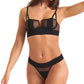 Sutiã Balconette Orla Mesh Feminino Bluebella 41578 Preto Tamanho 36A
