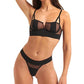Sutiã Balconette Orla Mesh Feminino Bluebella 41578 Preto Tamanho 36A