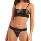 Sutiã Balconette Orla Mesh Feminino Bluebella 41578 Preto Tamanho 36A