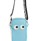 Skinnydip London Danni Mini Crossbody para celular feminino, azul, tamanho regular