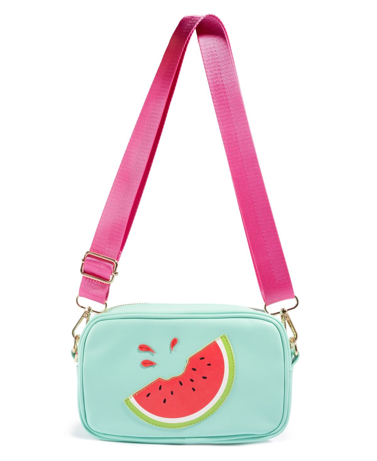 Bolsa transversal feminina Skinnydip Millie Camera laranja tamanho regular
