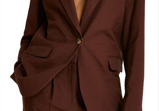 Blazer marrom escuro River Island - tamanho 6 dos EUA