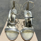 Sophia Webster Sandálias femininas de salto alto Rosalind Almond Toe Crystal Star, cinza, tamanho 6,5