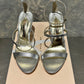 Sophia Webster Sandálias femininas de salto alto Rosalind Almond Toe Crystal Star, cinza, tamanho 7,5
