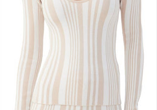 Suéter listrado Kisha XS 4Th &amp; Reckless - Nude/Branco