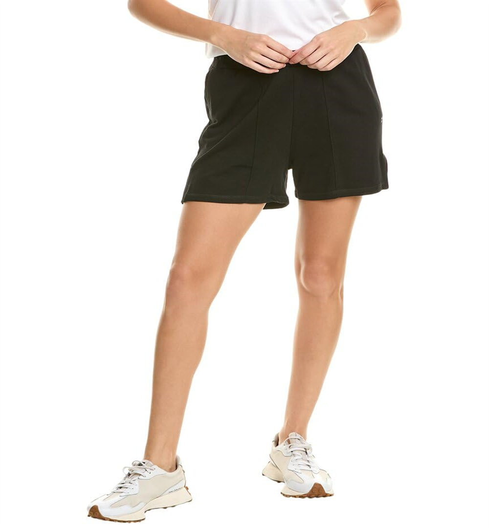 Shorts femininos pretos para depois das aulas Sweaty Betty, tamanho médio