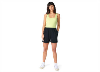 Shorts femininos pretos para depois das aulas Sweaty Betty, tamanho médio