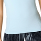 Camiseta regata feminina Sweaty Betty Athlete Workout, azul, tamanho X-S