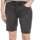 Shorts jeans Allsaints Switch Raw Hem em preto lavado