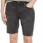 Shorts jeans Allsaints Switch Raw Hem em preto lavado