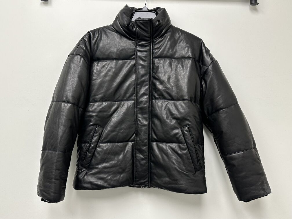 Jaqueta Mercer Puffer Masculina Allsaints Preta Tamanho P